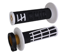 ODI EMIG 2.0 Lock-On Grips - Black/White H36E2BW