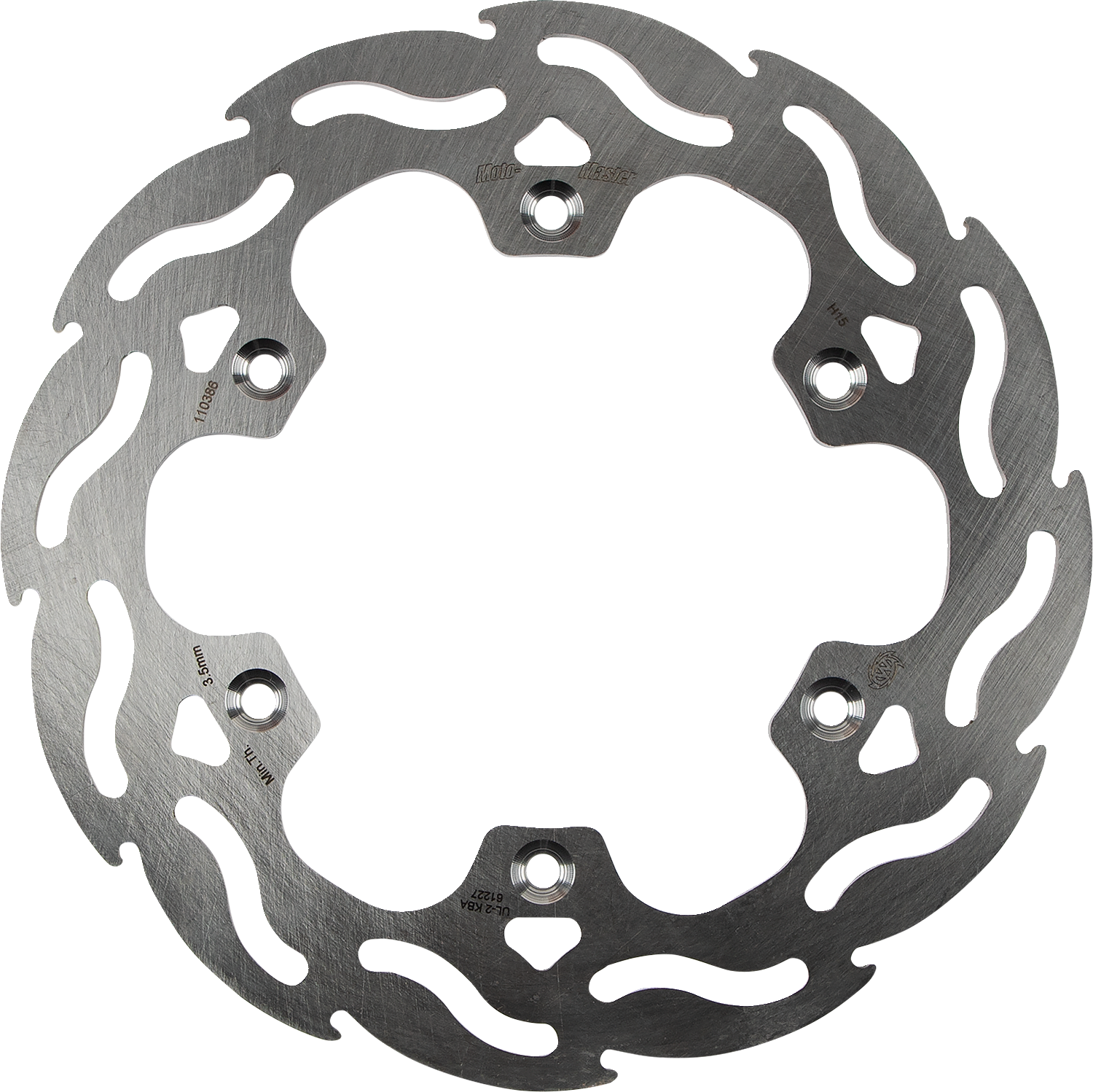 MOTO-MASTER Brake Rotor - Rear - Flame 110386-PU