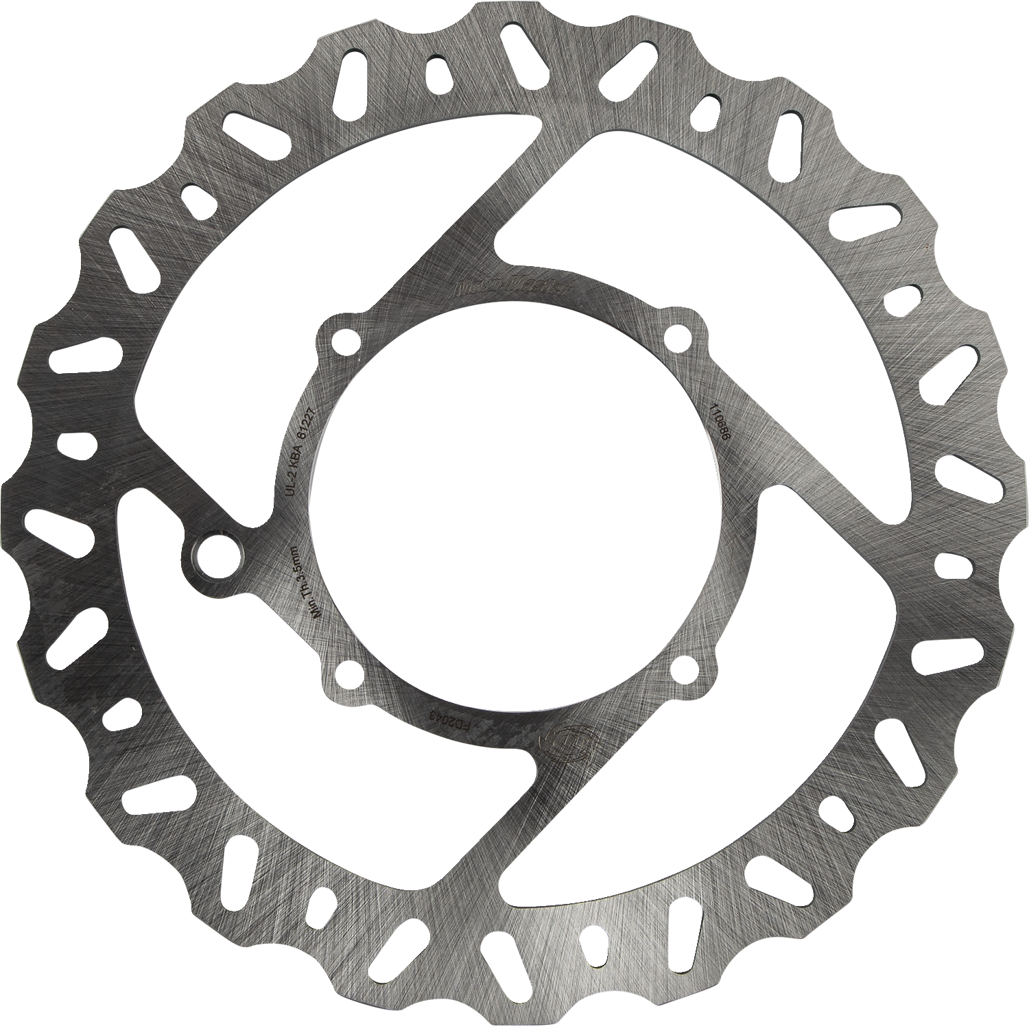 MOTO-MASTER Brake Rotor - Front - Nitro 110686-PU