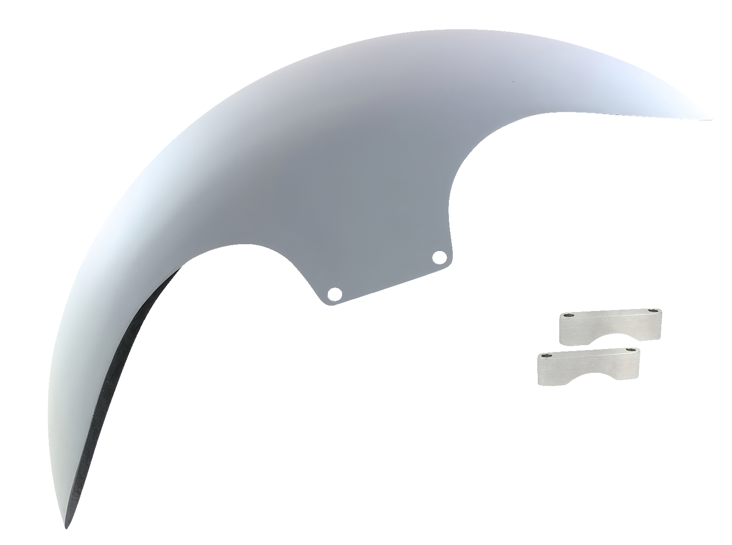 PAUL YAFFE BAGGER NATION Cafe Front Fender - 19" - Satin Spacers PYO:CAFE-19-13E-S-C