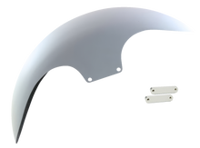 PAUL YAFFE BAGGER NATION Cafe Front Fender - 19" - Chrome Adaptors PYO:CAFE-19-14L-C-C