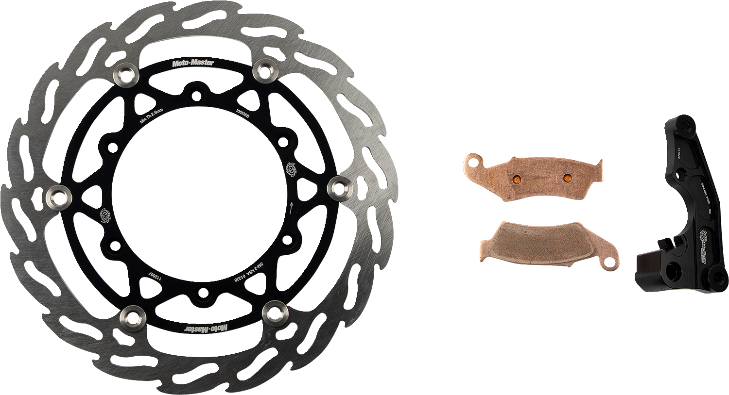 MOTO-MASTER Brake Rotor Kit - Flame Series - 270mm 310027-PU