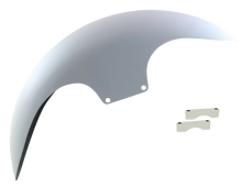 PAUL YAFFE BAGGER NATION Cafe Front Fender - 19" - Chrome Spacers PYO:CAFE-19-13E-C-C