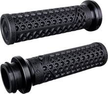 ODI Vans Harley Davidson Grips - TBW - Black/Black V31VHTWB-MB