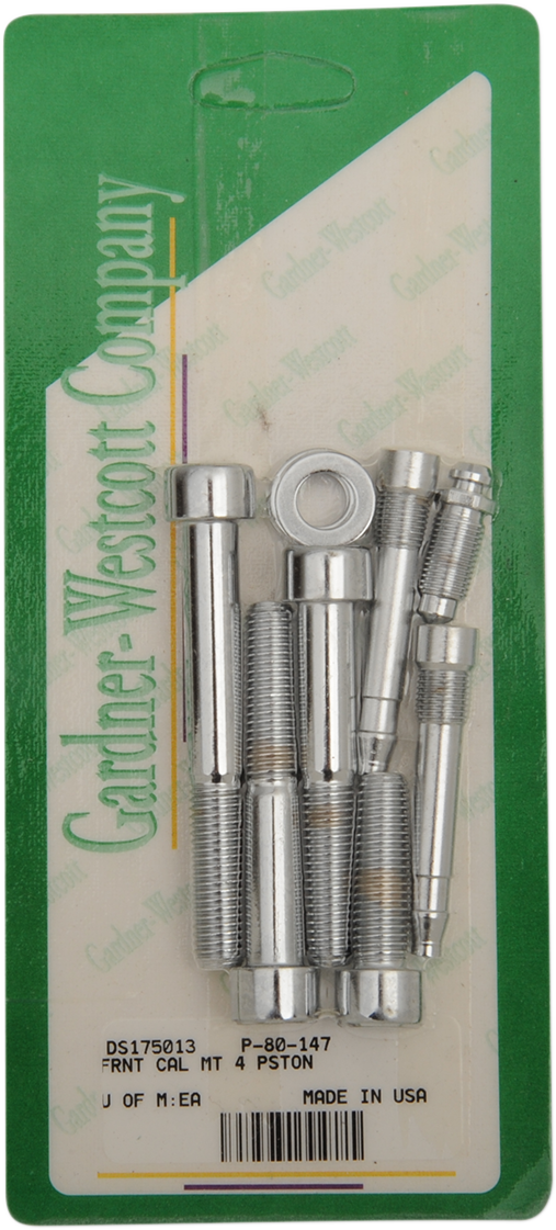 GARDNER-WESTCOTT Mounting Bolt Kit - Brake Caliper - Socket-Head - Front P-80-147
