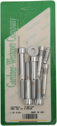 GARDNER-WESTCOTT Mounting Bolt Kit - Brake Caliper - Socket-Head - Front P-80-147