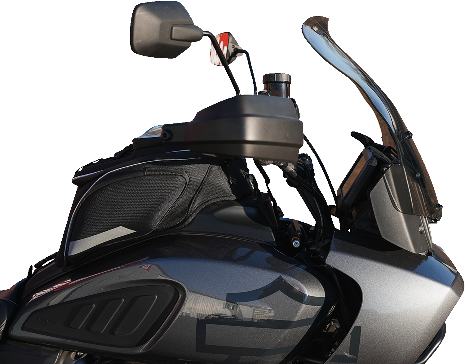 KLOCK WERKS Flare™ Windshield - 15-1/2" - Tint - Pan America KWW-03-0001-T