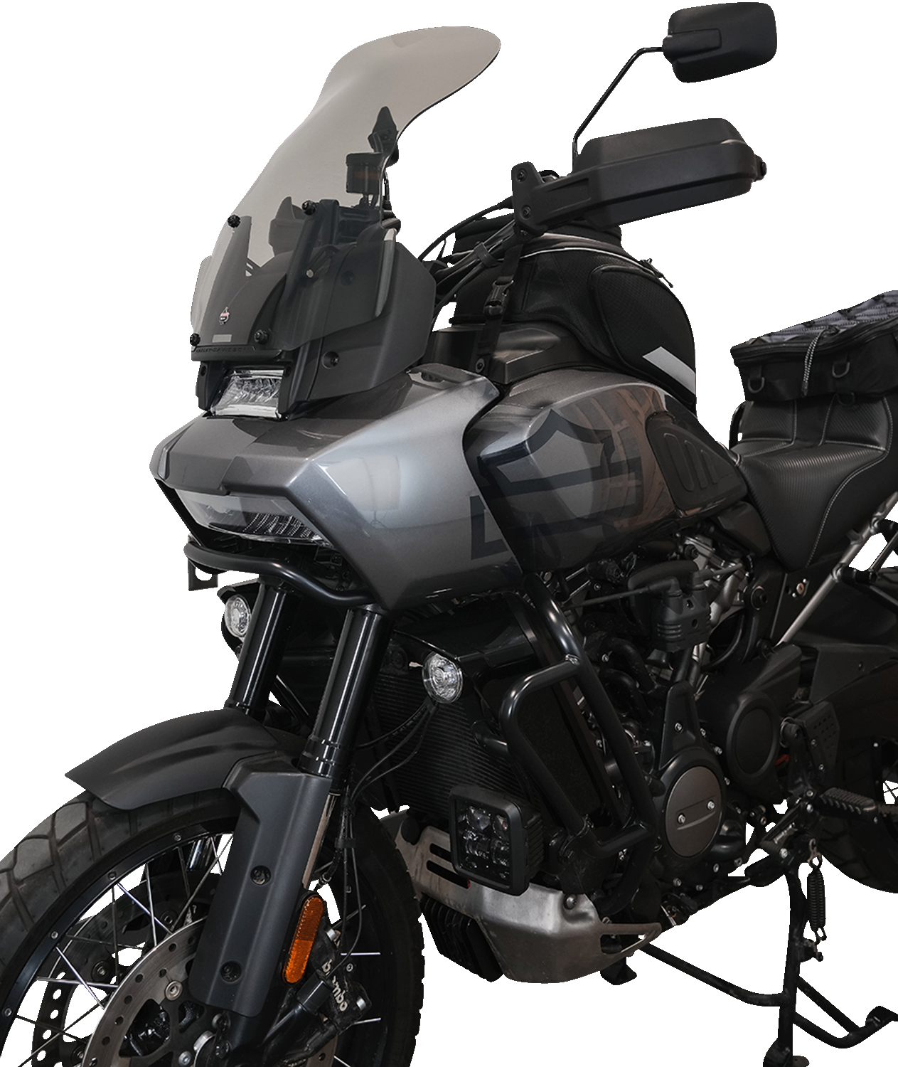 KLOCK WERKS Flare™ Windshield - 15-1/2" - Tint - Pan America KWW-03-0001-T