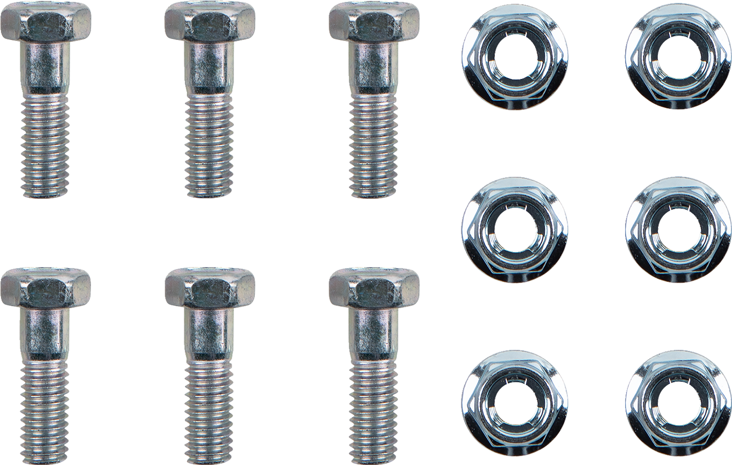 MOTO-MASTER Bolts - Brake Rotor - Torx w/Nuts - M6 x 19 - 6-Pack 012005-PU