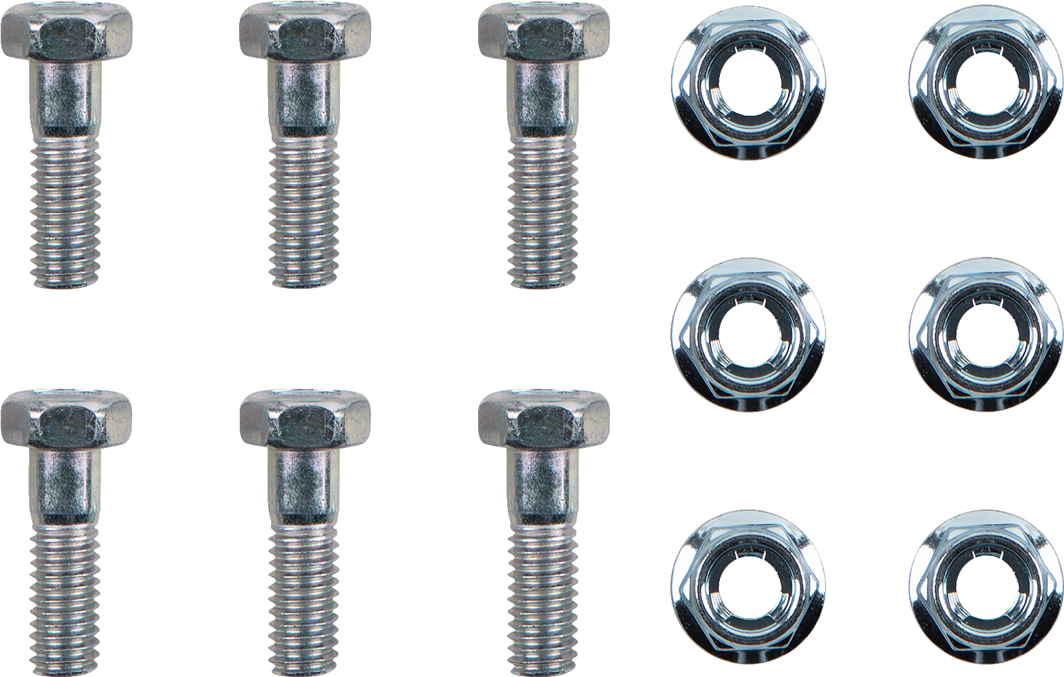 MOTO-MASTER Bolts - Brake Rotor - Torx w/Nuts - M6 x 19 - 6-Pack 012005-PU
