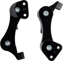 RIVCO PRODUCTS Passenger Floorboard Mounts - Black HDPBLABK-RE