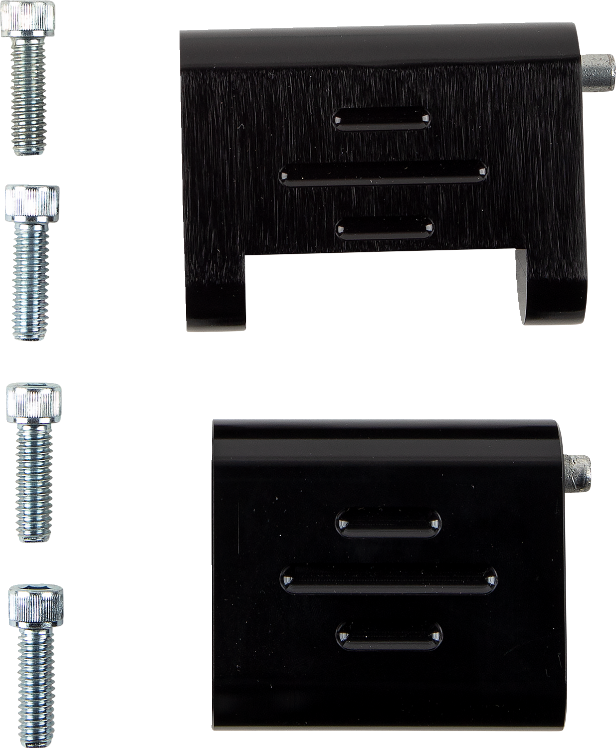 RIVCO PRODUCTS Passenger Floorboard Mounts - Black HDPBLABK-RE