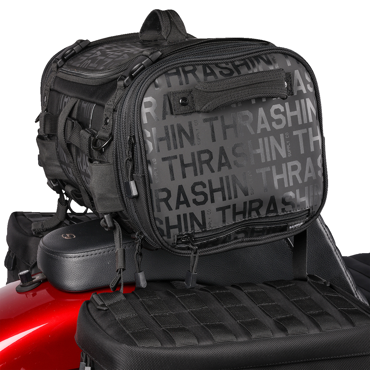 THRASHIN SUPPLY CO. Molle Strap Kit - Black TSB-0015