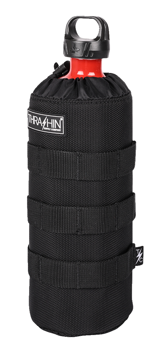 THRASHIN SUPPLY CO. Holster Molle Bottle - Black TSB-0013