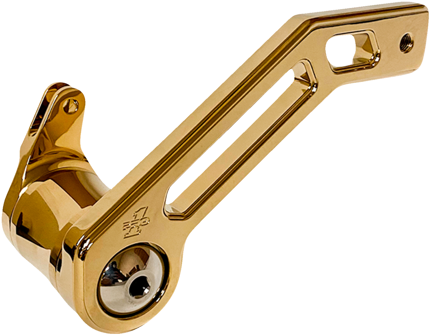 PRO-ONE PERF.MFG. Touring T-Rex Shorty Brake Arm - Gold - '14-'22 FL 500773TIN