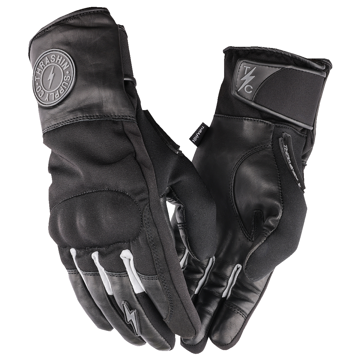 THRASHIN SUPPLY CO. Mission Waterproof Gloves - Black - Large TWG--00-10