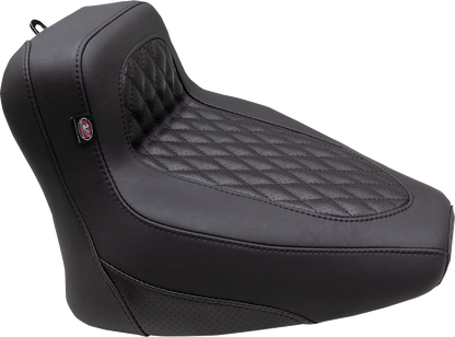 MUSTANG Squareback Seat - Solo - Black - Diamond Stitch - Chief '22-'24 88201