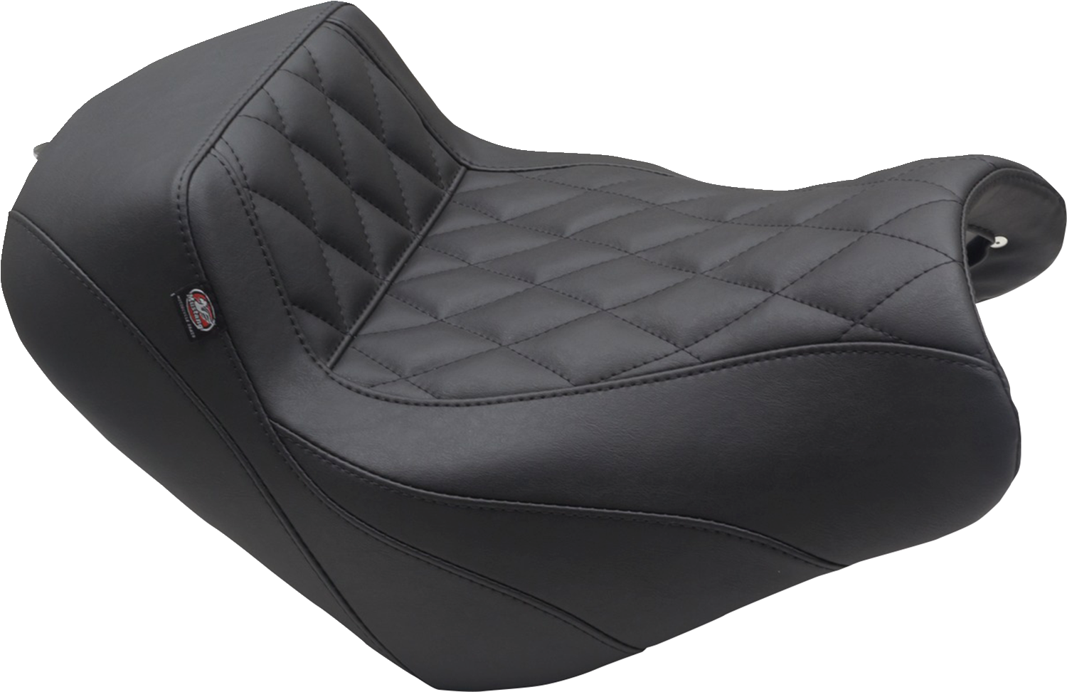 MUSTANG Squareback/Fastback Solo Seat - Black - Diamond Stitch - Vulcan S '15-'23 76430