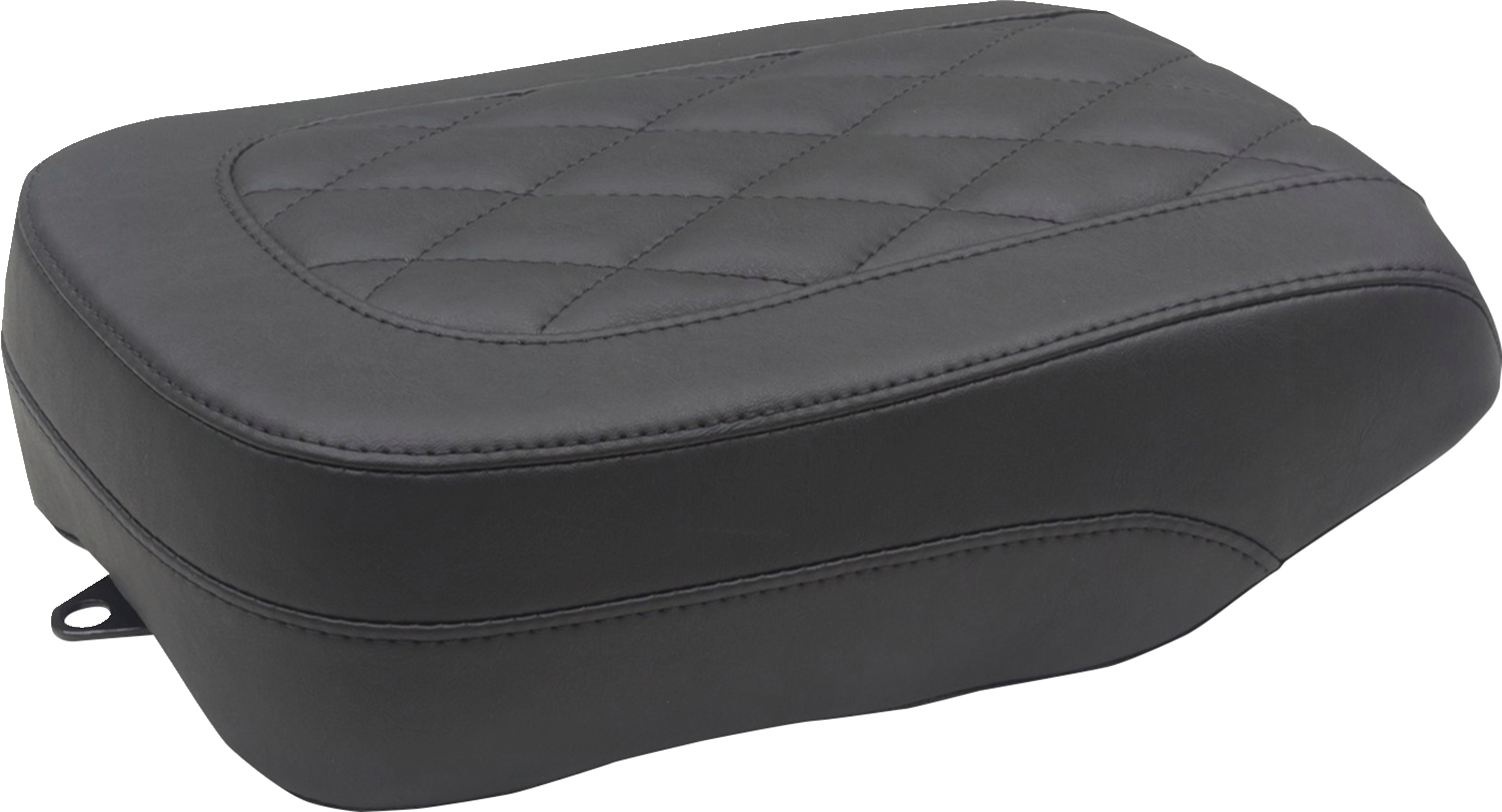 MUSTANG Squareback Seat - Passenger - Black - Diamond Stitch - Vulcan S '15-'23 76431