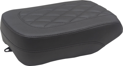 MUSTANG Squareback Seat - Passenger - Black - Diamond Stitch - Vulcan S '15-'23 76431