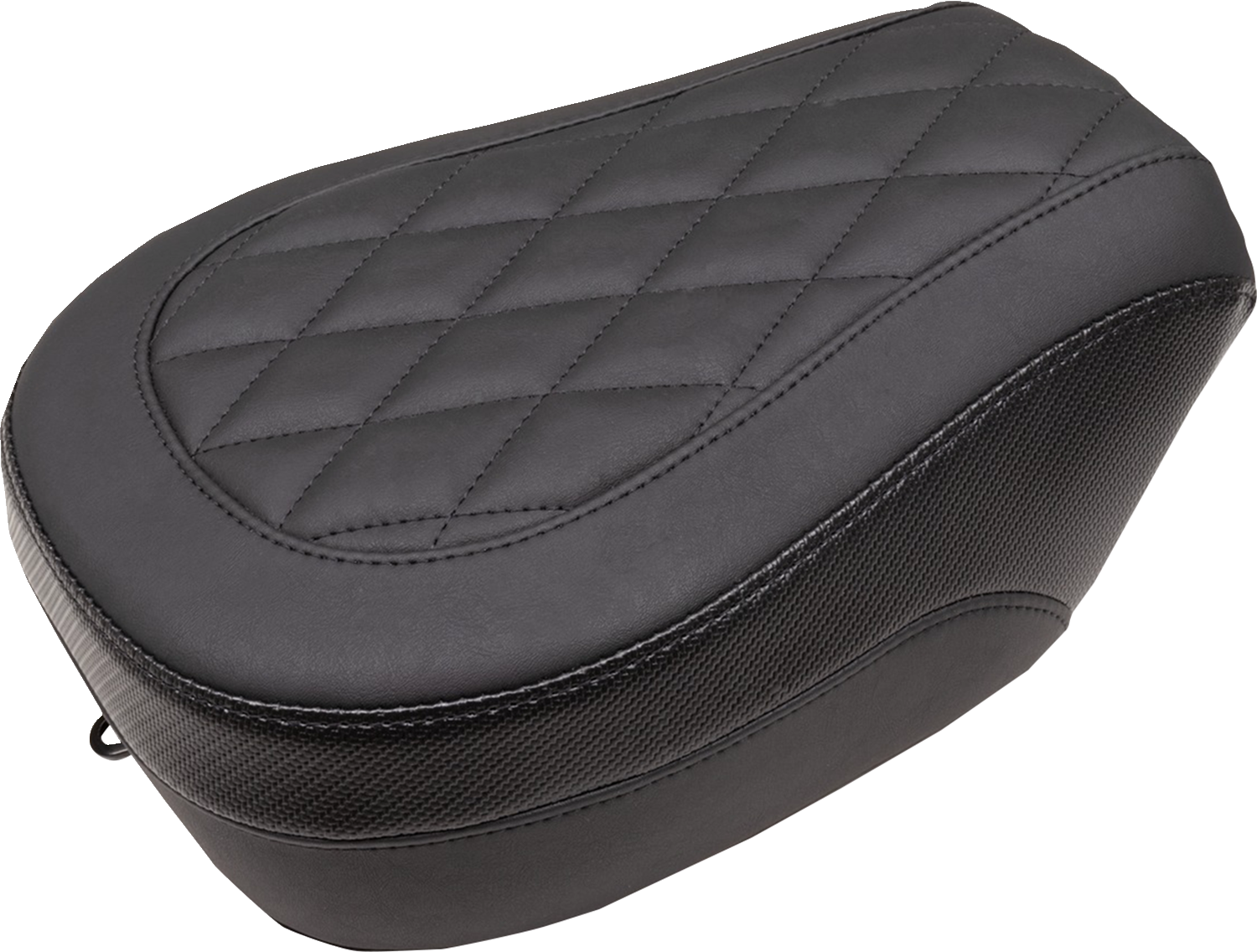 MUSTANG Solo Touring Seat - Passenger - Black - Diamond Stich - Chief '22-'23 88204
