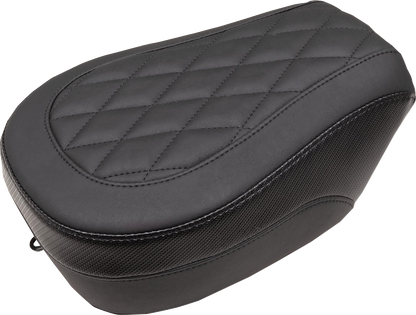 MUSTANG Solo Touring Seat - Passenger - Black - Diamond Stich - Chief '22-'23 88204