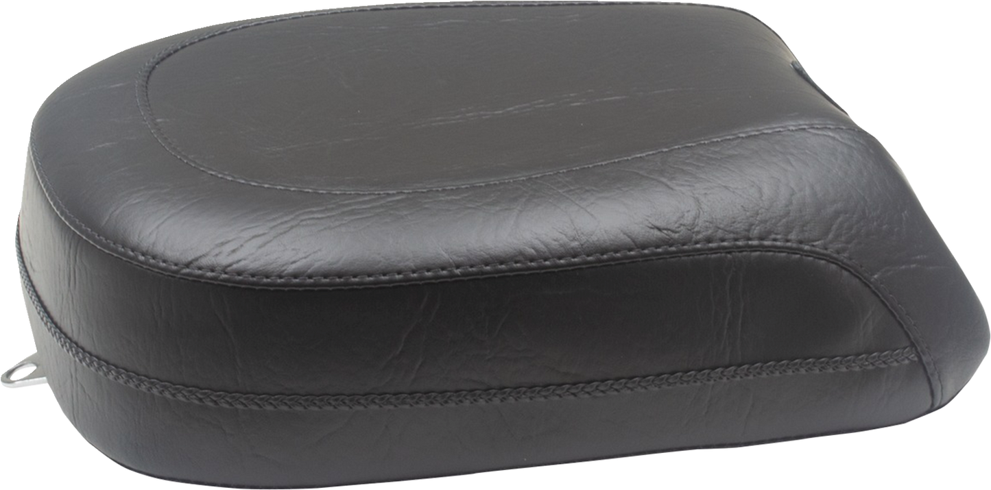 MUSTANG Recessed Wide Touring Seat - Passenger - Black w/o Studs - C90T '15-'19 89207
