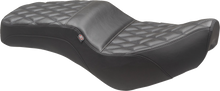 MUSTANG Squareback Seat - Black - Double Diamond - Rebel 300/500 '17-'23 84003