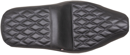 MUSTANG Squareback Seat - Black - Double Diamond - Rebel 300/500 '17-'23 84003