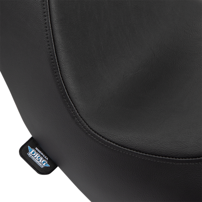 DRAG SPECIALTIES SEATS Predator III 2-Up Seat - Vinyl - Smooth - Black - FL/FX '18-'24 0802-1490