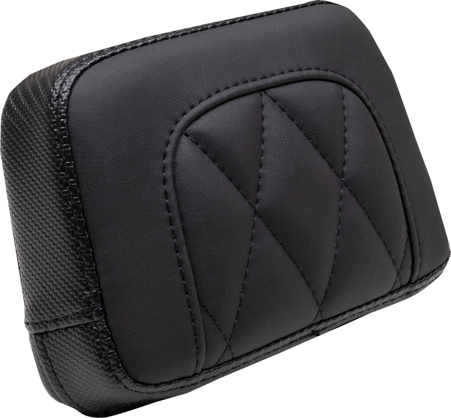 MUSTANG Touring Sissy Bar Pad - Standard - Black - Diamond Stitch - Chief '22-'23 88205