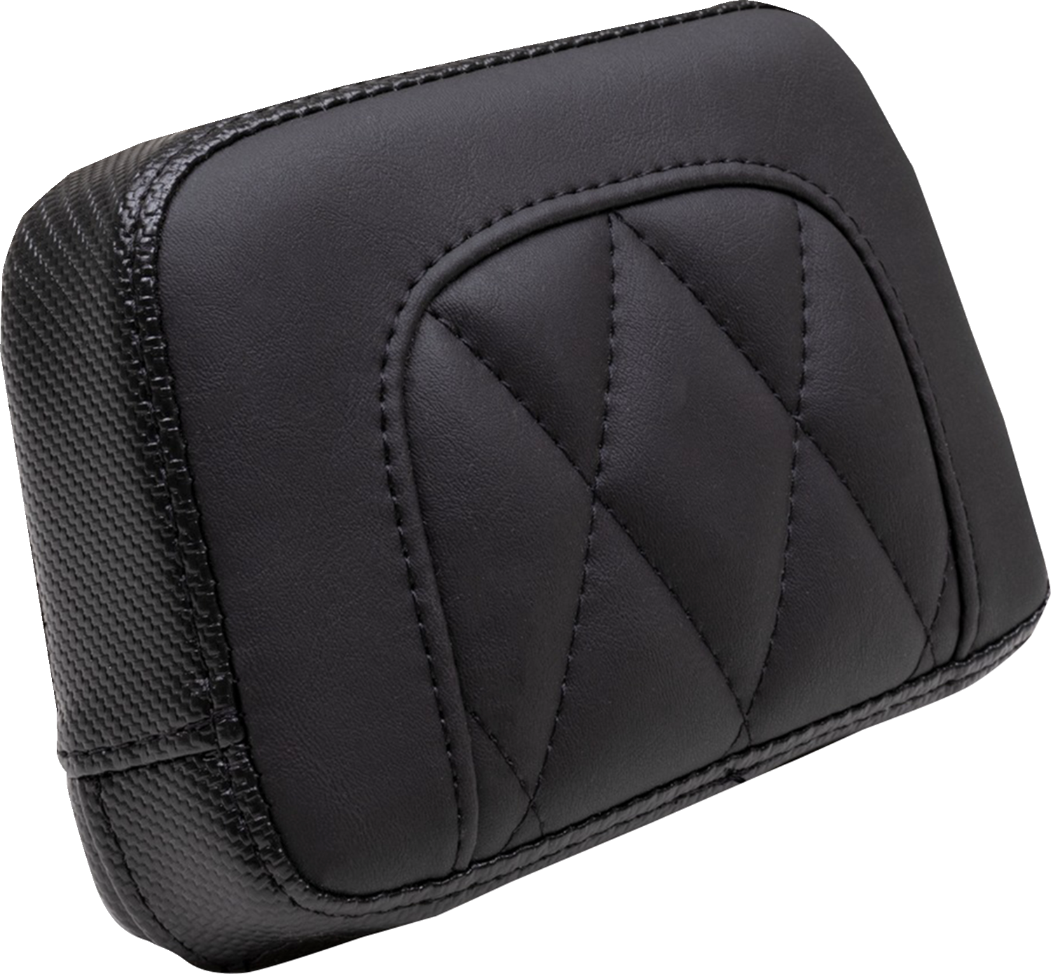 MUSTANG Touring Sissy Bar Pad - Standard - Black - Diamond Stitch - Chief '22-'23 88205