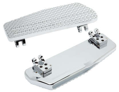 LA CHOPPERS County Line Billet Floorboards - Chrome - FL LA-P101-00C