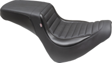 MUSTANG Squareback Seat - Black - Tuck-n-Roll - Fat Bob '18-'23 76005