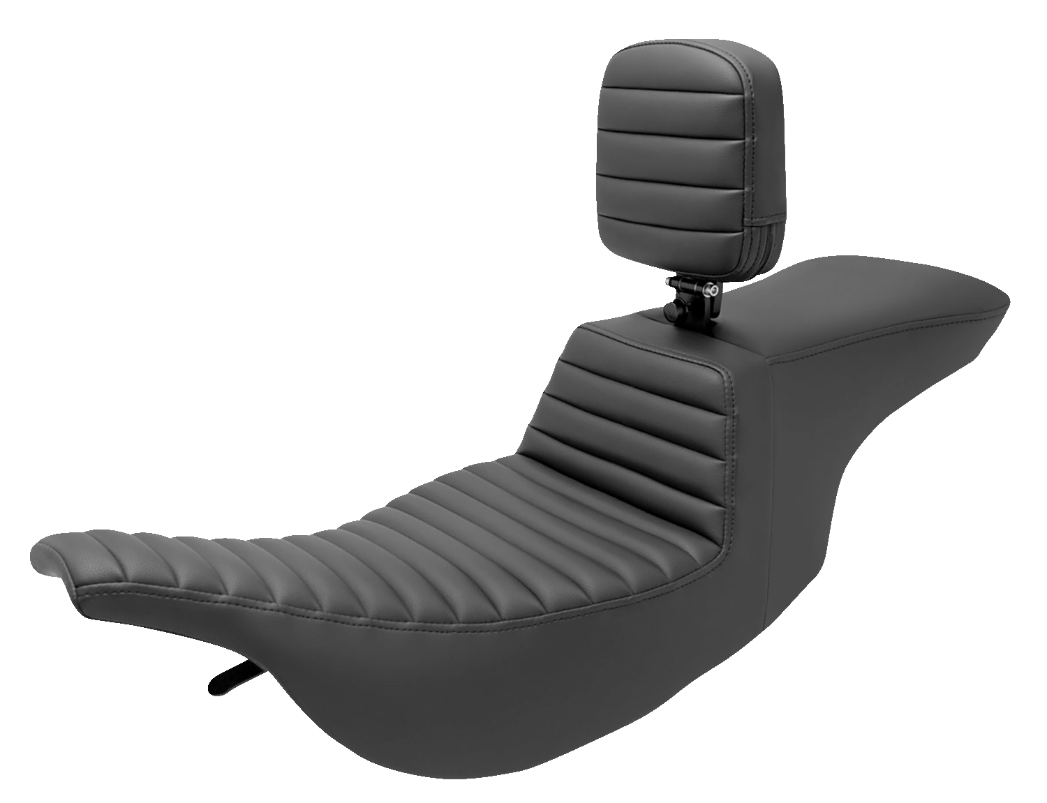 SADDLEMEN Tour Step-Up Seat - Rider Backrest - Tuck-n-Roll - FL '97-'07 897-07-191BR