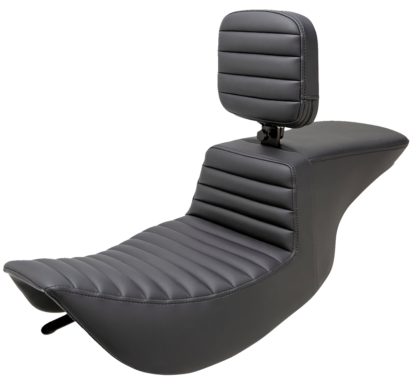 SADDLEMEN Tour Step-Up Seat - Rider Backrest - Tuck-n-Roll - FLHR/FLHX '97-'07 897-06-191BR