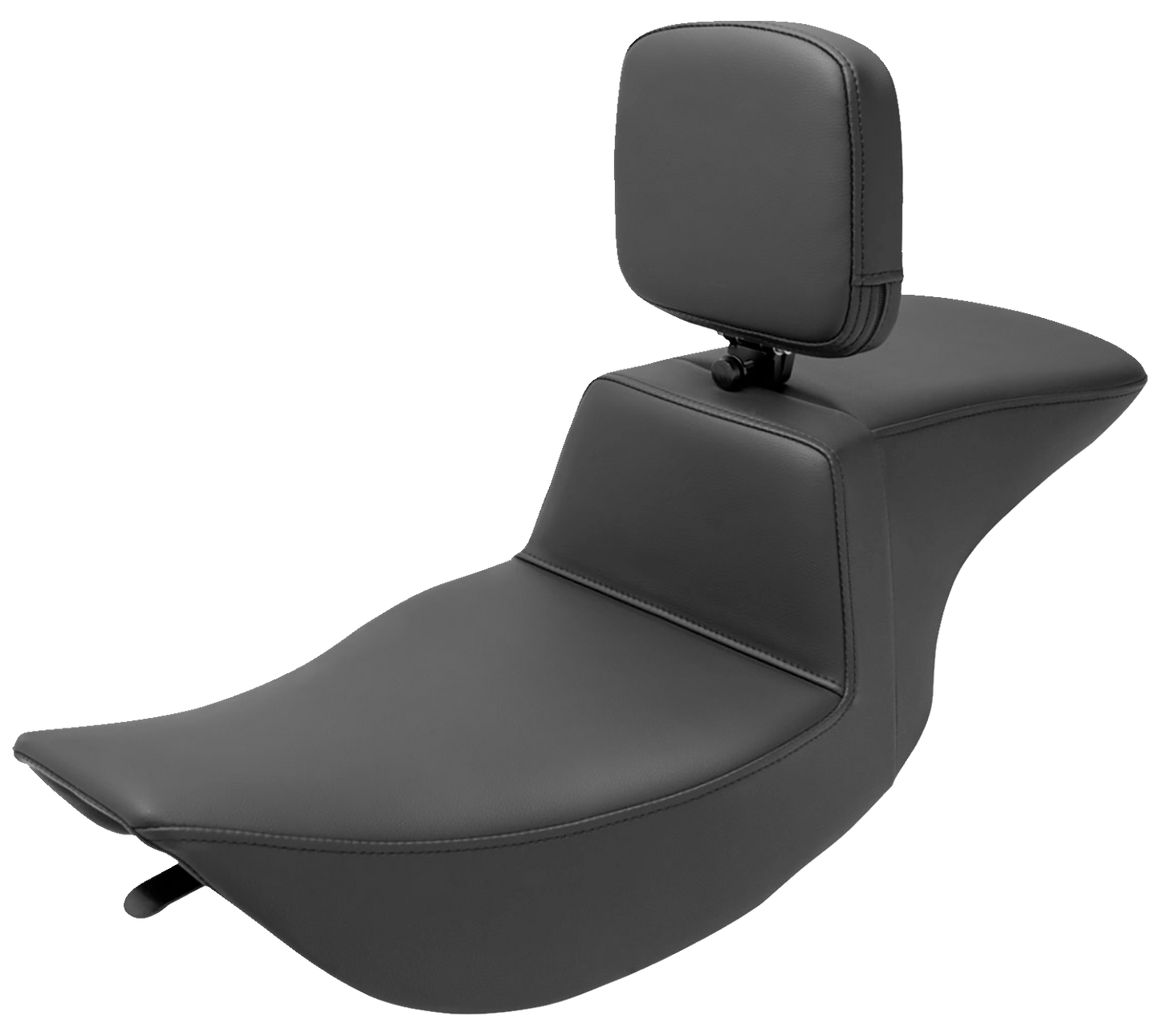 SADDLEMEN Tour Step-Up Seat - Rider Backrest - Plain - FLHR/FLHX '97-'07 897-06-194BR