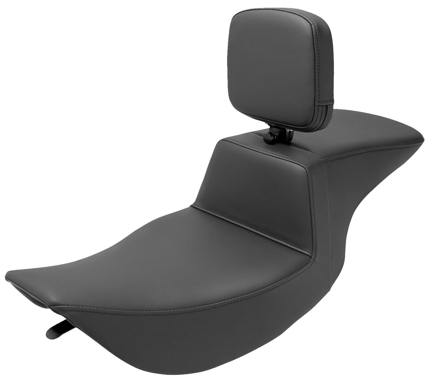 SADDLEMEN Tour Step-Up Seat - Rider Backrest - Plain - FLHR/FLHX '97-'07 897-06-194BR