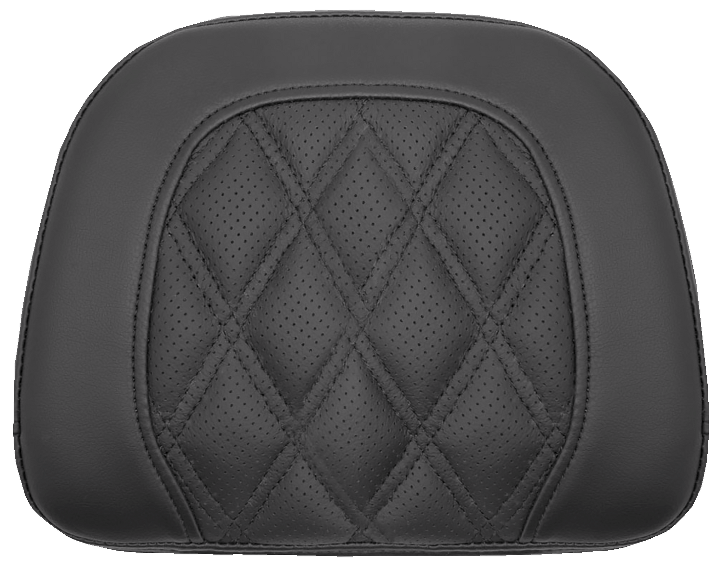 SADDLEMEN Roadsofa™ Sissy Bar Pad - Black - Lattice Stitch - Indian '14-'22 061144