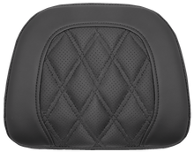 SADDLEMEN Roadsofa™ Sissy Bar Pad - Black - Lattice Stitch - Indian '14-'22 061144