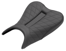 SADDLEMEN Track Seat - Lattice Stitch - Black - Ninja 400 '18-'22 0810-K079