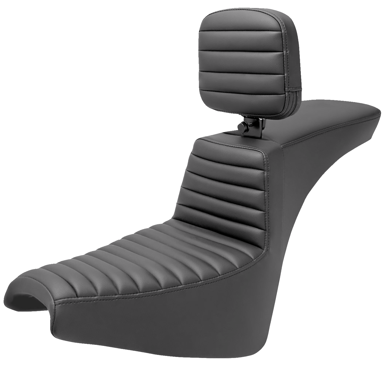 SADDLEMEN Tour Step-Up Seat - Rider Backrest - Tuck-n-Roll - FXBB/FXST '18-'24 818-30-191BR