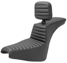 SADDLEMEN Tour Step-Up Seat - Rider Backrest - Tuck-n-Roll - FXBB/FXST '18-'24 818-30-191BR