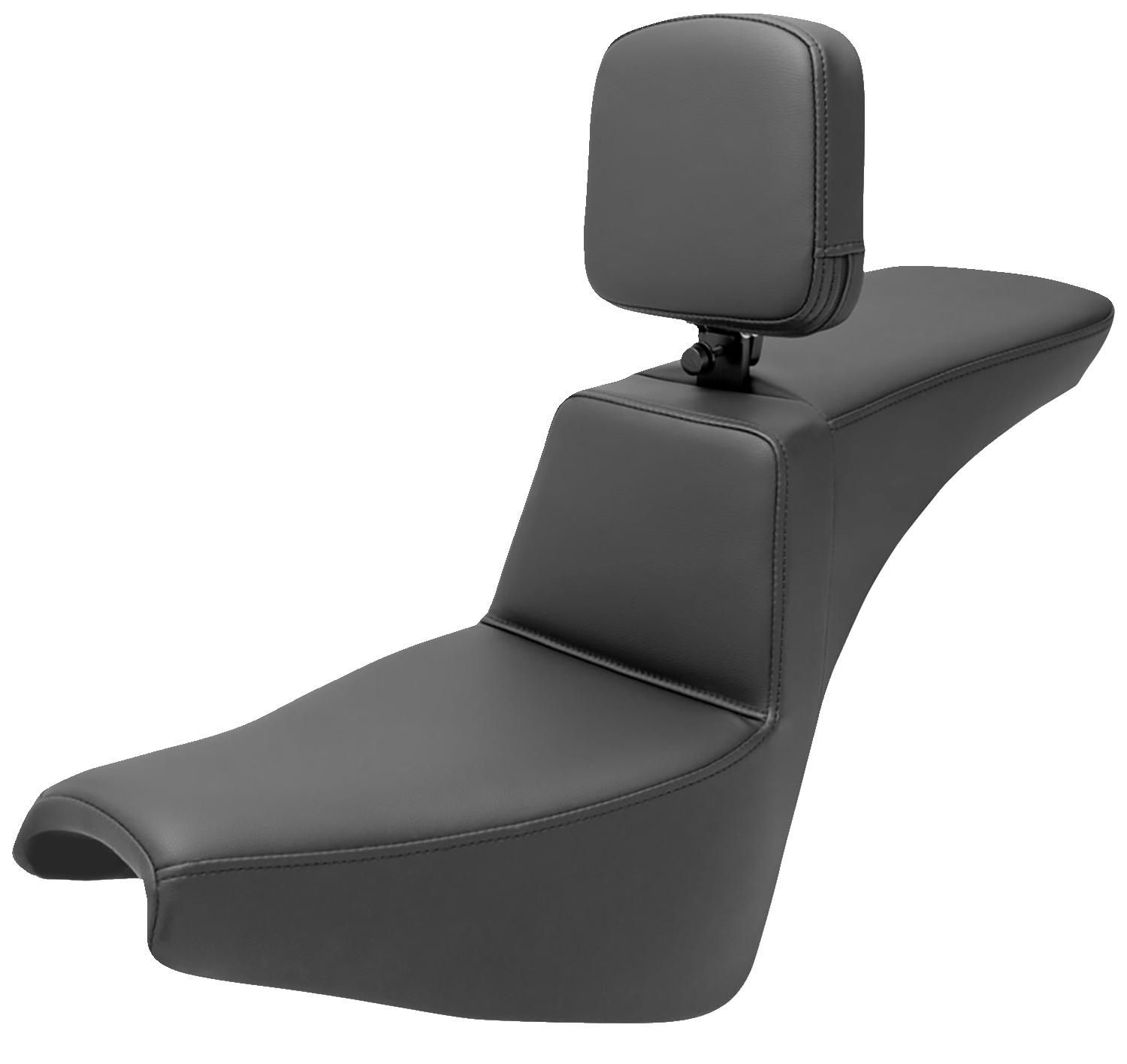 SADDLEMEN Tour Step-Up Seat - Rider Backrest - Plain - FXBB/FXST '18-'24 818-30-194BR