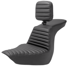 SADDLEMEN Tour Step-Up Seat - Rider Backrest - Tuck-n-Roll - FLSB/FXLR '18-'24 818-29-191BR