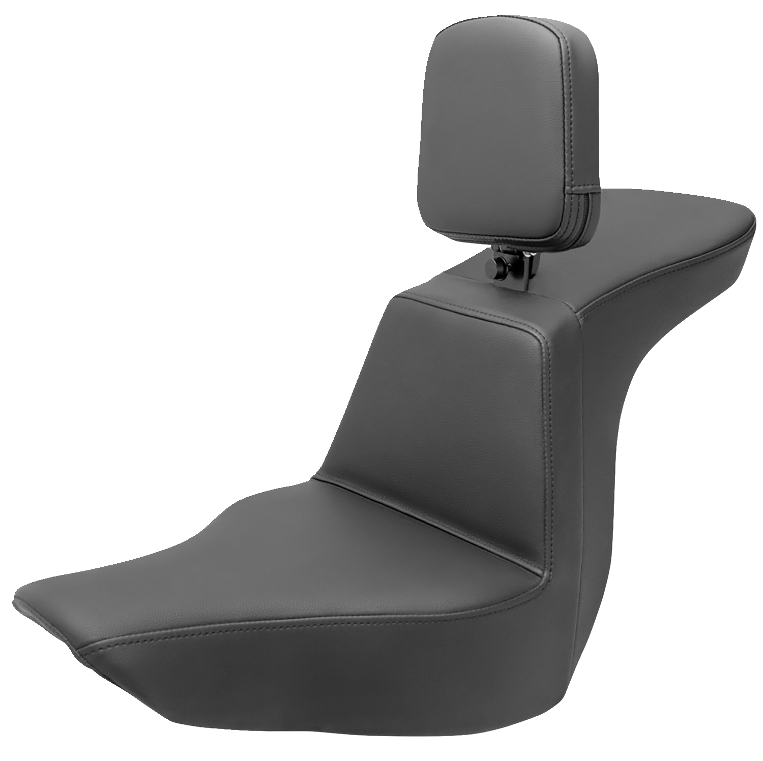 SADDLEMEN Tour Step-Up Seat - Rider Backrest - Plain - FLSB/FXLR '18-'24 818-29-194BR