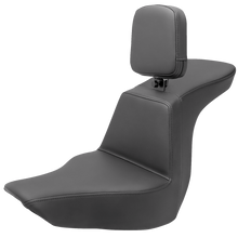 SADDLEMEN Tour Step-Up Seat - Rider Backrest - Plain - FLSB/FXLR '18-'24 818-29-194BR