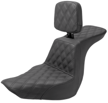 SADDLEMEN Tour Step-Up Seat - Rider Backrest - Full Latice Stitch - FLSB/FXLR '18-'24 818-29-195BR