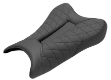 SADDLEMEN Track Seat - Lattice Stitch - Black - ZX6R '19-'22 0810-K075