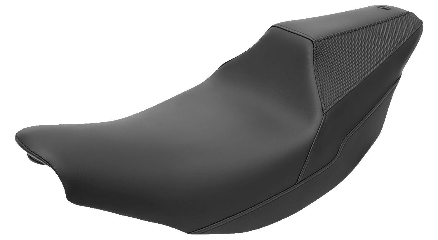 SADDLEMEN Carey Hart Signature Series Seat - Black w/ Black Stitching - Indian '14-'24 I14-07-HART